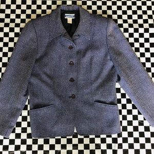 Pendleton Classic Women Blue/White Blazer Size 12